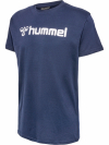 Футболка (звич.) з логотипом для хлопчика Hummel 205583 128 см (7-8 years) темно-синій  90988