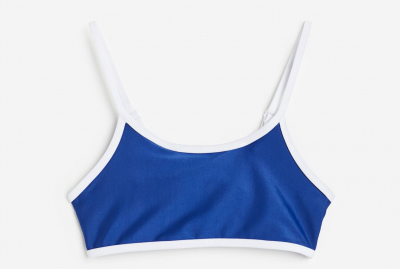 Верхня частина купальника топ для дівчинки H&M 1147380-002 134-140 см (8-10 years) синій  85763