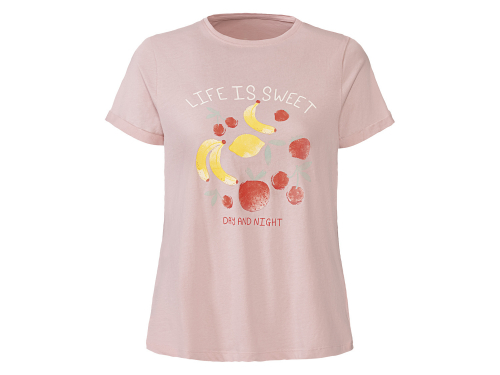 Піжама (футболка і шорти) для жінки Esmara 409994/1 34 / XS рожевий  80351