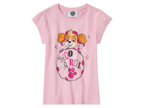 Футболка 134-140 см (8-10 years)   бавовняна з принтом для дівчинки Disney 381972 рожевий 88241