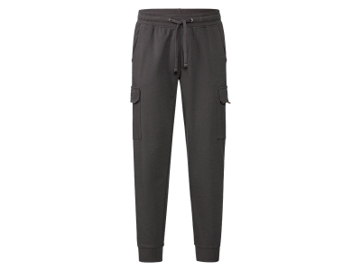 Спортивні штани S Regular Fit Джоггеры з начосом для чоловіка Livergy 453296 хакі 89480