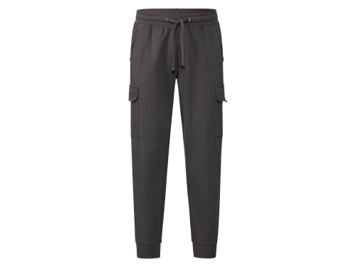Спортивні штани S Regular Fit Джоггеры з начосом для чоловіка Livergy 453296 хакі 89480