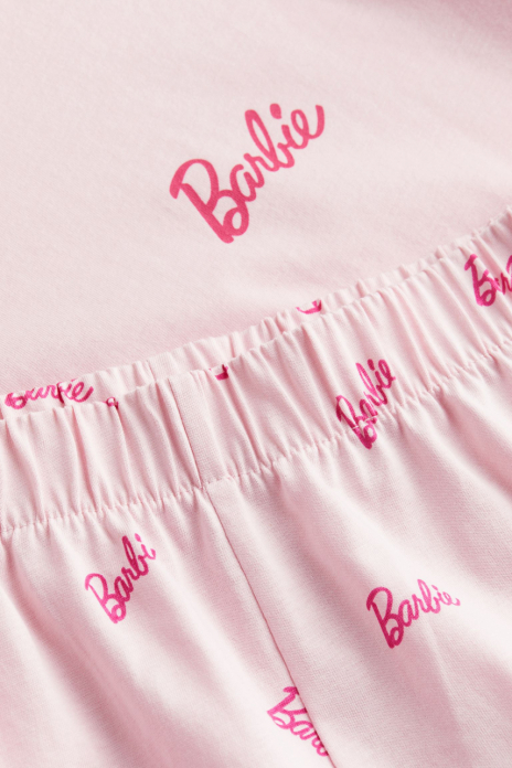 Піжамні шорти бавовняні з принтом для жінки H&amp;M 1171979001 34 / XS рожевий  80757