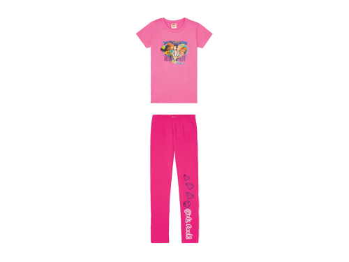 Піжама (футболка + штани) для дівчинки Disney 394525 122-128 см (6-8 years) рожевий  74204
