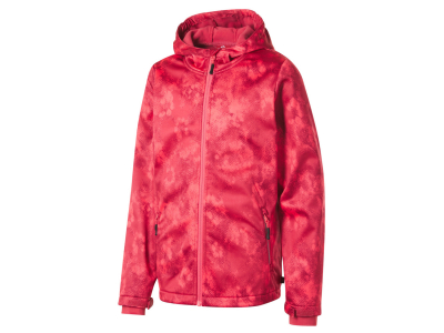 Куртка Softshell 134-140 см (8-10 years)   водовідштовхувальна та вітрозахисна для дівчинки Crivit 445136 червоний 87802