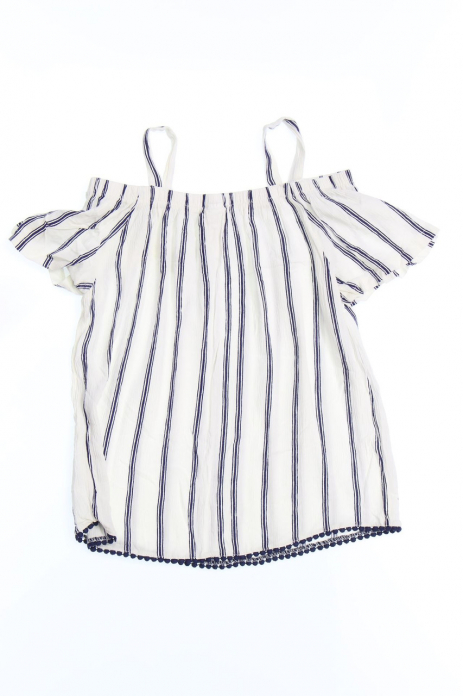 Блузка з віскозою для дівчинки C&amp;A 64354-1029718 170-176 см (14-16 years) білий  80271