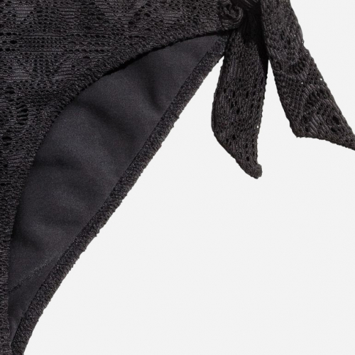 Нижня частина купальника 36,S   на зав'язках для жінки H&amp;M 0184123-5 чорний 82499