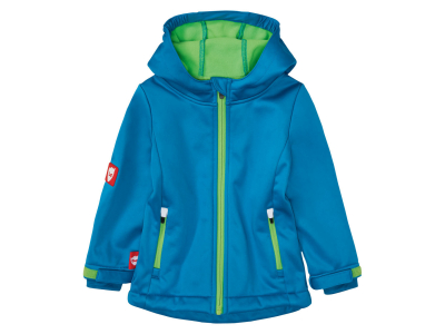 Куртка Softshell водовідштовхувальна та вітрозахисна для хлопчика Lupilu 375430 086-92 см (12-24 months) блакитний  82411