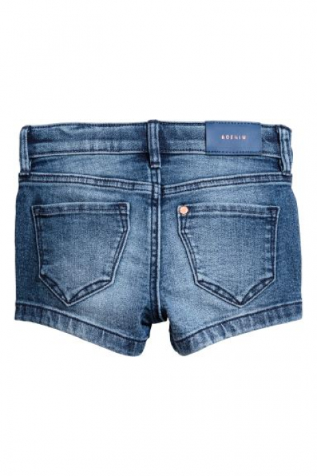 Шорти 110 см (4-5 years)   джинсові для дівчинки H&amp;M 0504227002 синій 56733