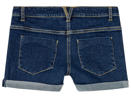 Шорти 146 см (10-11 years)   джинсові з відворотами для дівчинки Pepperts 371887 темно-синій 79631