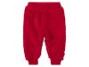 Штани 074-80 см (6-12 months)  Regular Fit зі штучного хутра для дівчинки Lupilu 431226 червоний 90329