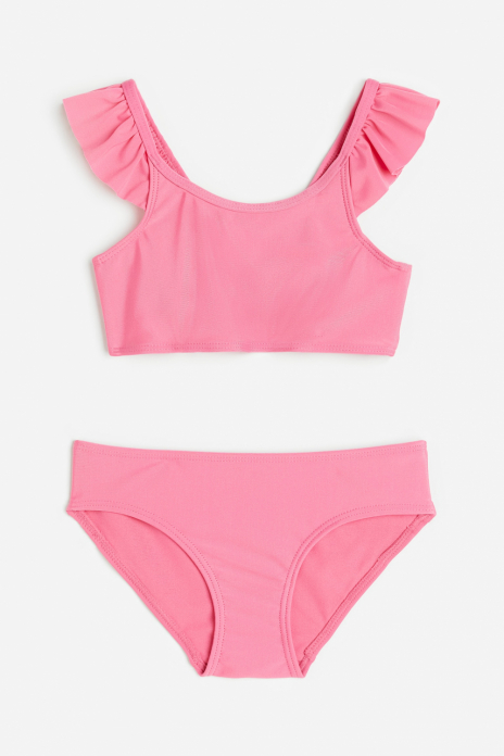 Купальник роздільний 098-104 см (2-4 years)   (топ і плавки) для дівчинки H&amp;M 1044746-014 рожевий 91989