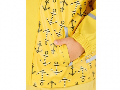 Куртка-дощовик водовідштовхувальна та вітрозахисна для хлопчика Lupilu 318373 110-116 см (4-6 years) жовтий 74043