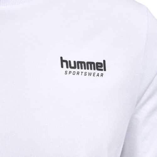 Футболка з логотипом для чоловіка Hummel 215588 40 / L білий  75453