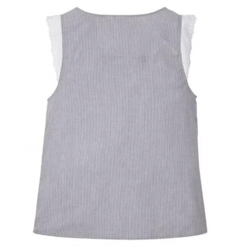 Піжамна футболка бавовняна для жінки Esmara 325556 40 / L біло-сірий 73113