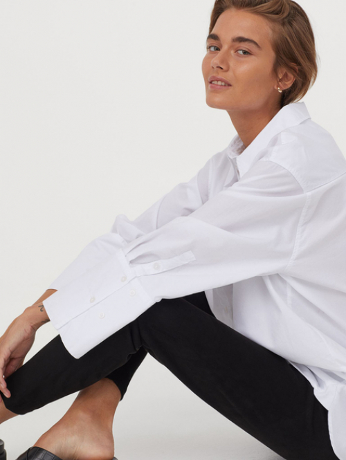 Легінси зі штучної замші для жінки H&amp;M 0790365-001 34 / XS чорний  85869