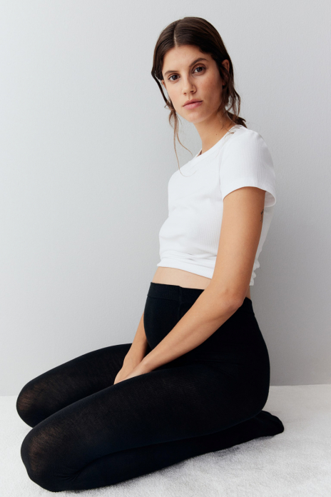 Колготки S   для вагітних для жінки H&amp;M 0250099-001 чорний 91408