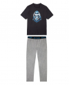 Піжама (футболка + штани) для чоловіка Livergy 370876 42 / XL чорний  74253