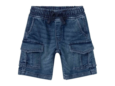 Шорти 098-104 см (2-4 years)   джинсові для хлопчика Lupilu 402336 темно-синій 81047