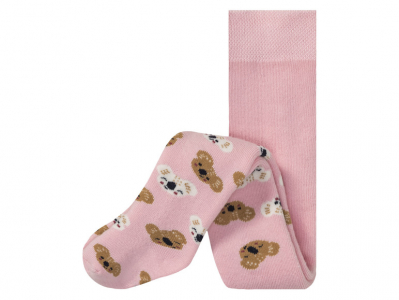 Колготки 050-56 см (0-2 months)   махрові для дівчинки Lupilu 427356 рожевий 89536