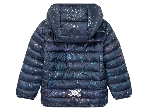Куртка демісезонна з капюшоном для дівчинки Lupilu 378050 092 см (18-24 months) темно-синій  82773