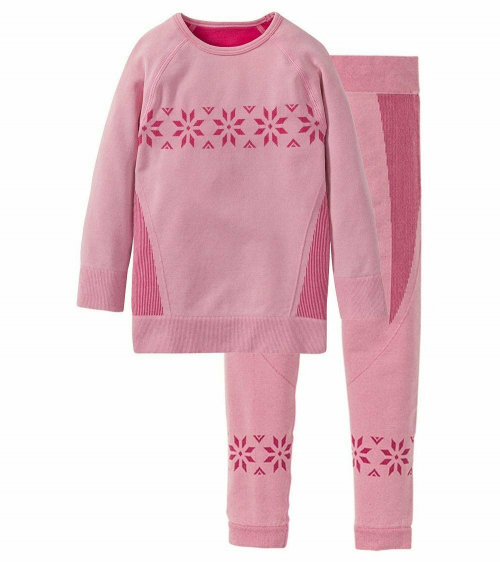 Комплект термобілизни  для дівчинки Lupilu 305146 086-92 см (12-24 months) рожевий 65046