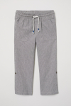 Штани   Regular Fit на резинці з накладними кишенями для хлопчика H&M 0660290004 092 см (18-24 months) сірий 60075
