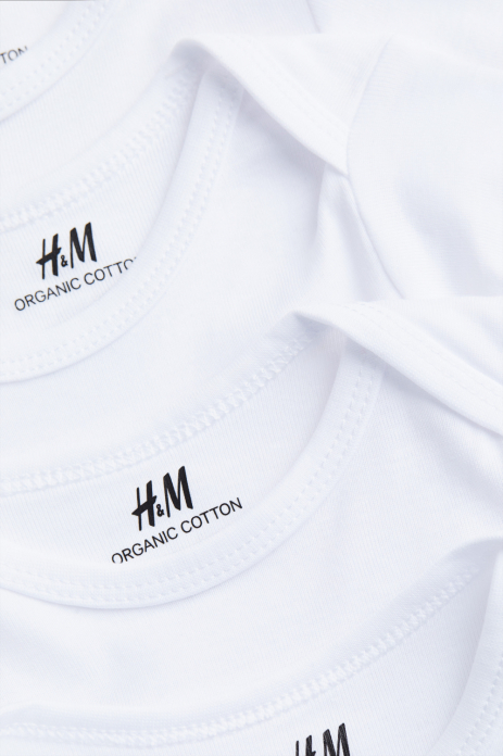 Боді 092 см (18-24 months)   бавовняне для хлопчика H&amp;M 0472064001 білий 85555