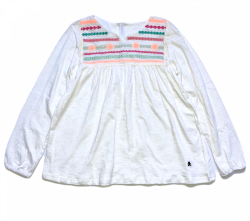 Блузка  для дівчинки Lulu Castagnette E1620 134 см (8-9 years) білий 55305