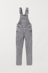 Напівкомбінезон джинсовий для дівчинки H&M 0693577-004 170 см (14-15 years) сірий  78344
