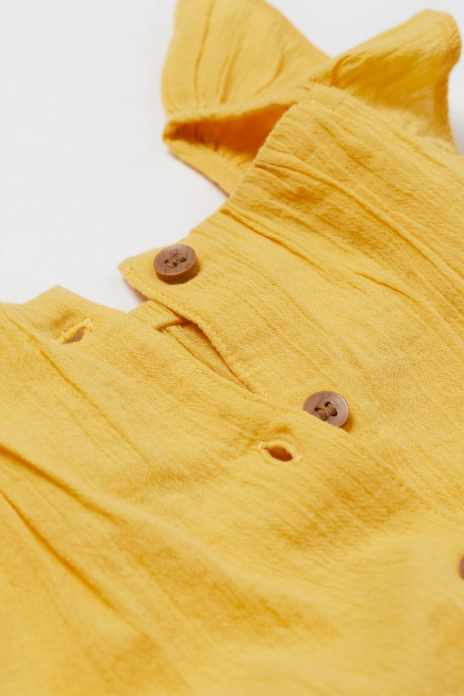 Комбінезон  для дівчинки H&amp;M 0813927003 098 см (2-3 years) жовтий 64866