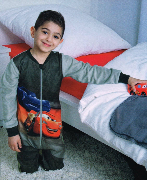 Піжама кігурумі флісова для хлопчика Disney 297302 098-104 см (2-4 years) графіт (темно-сірий) 72670