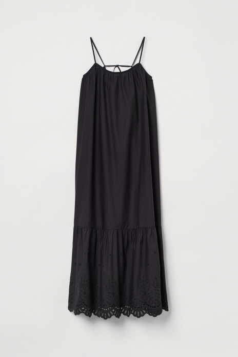 Плаття А-силуету для жінки H&amp;M 0965554-004 38 / M чорний  80576
