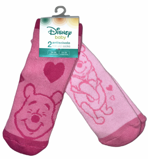 Шкарпетки 2 пари  для дівчинки OVS 311350 розмір взуття 23-24 рожевий 66220