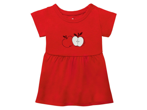 Костюм (футболка і легінси і пов для дівчинки Lupilu 362200 050-56 см (0-2 months) червоний  82758