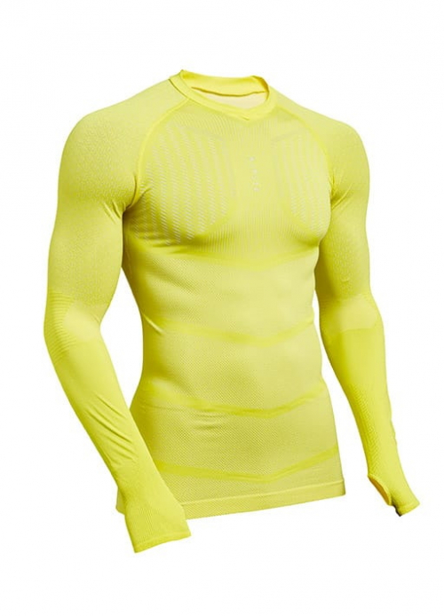 Термореглан із функціональної тканини для хлопчика Kipsta 73238-х 170 см (14-15 years) жовтий  78465