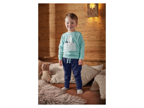 Світшот з начосом для хлопчика Lupilu 392617 110-116 см (4-6 years) бірюза  90233