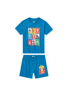 Піжама (футболка і шорти) для хлопчика Disney 371169 086-92 см (12-24 months) синій  74234