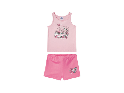 Костюм (звич.) (майка і шорти) для дівчинки Disney 373342-1 110-116 см (4-6 years) рожевий  90608
