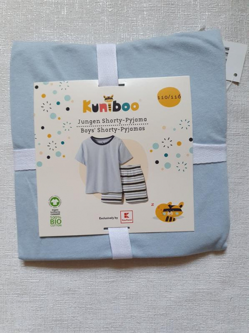 Піжама (футболка і шорти) для хлопчика Kuniboo 1260650-1420 086-92 см (12-24 months) блакитний 63696