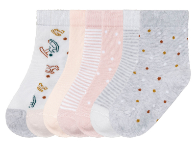 Шкарпетки 27-30   7 пар для дівчинки Lupilu 364962-1 Різнобарвний 81672