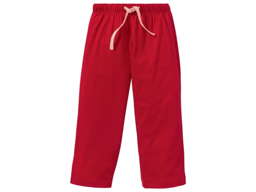 Піжама 086-92 см (12-24 months)   (лонгслів і штани) для дівчинки Lupilu 307131 червоний 74197
