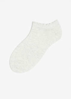 Шкарпетки 31-33   короткі для дівчинки H&M 1155563-004 сірий 80839