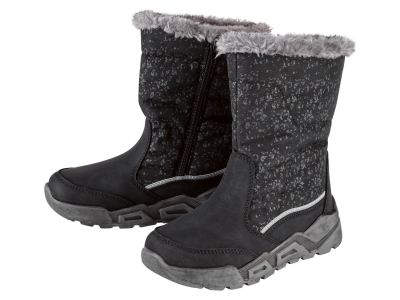 Термо-чоботи з мембраною 34   WATERPROOF для дівчинки Pepperts 415289 чорний 84056
