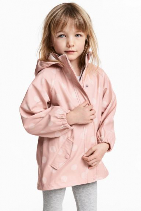 Куртка-дощовик  для дівчинки H&amp;M 0459501002 110-116 см (4-6 years) рожевий 65925