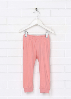 Піжамні штани  для дівчинки H&M 0743932004 062 см (2-3 months) рожевий 63549