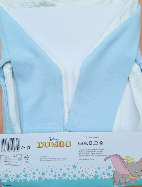 Футболка-лонгслів набір 2 шт. для хлопчика Disney 123003 062-68 см (2-6 months) Різнобарвний  89454