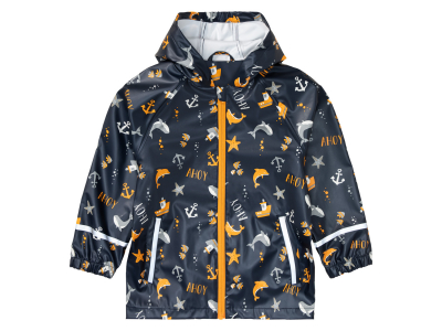 Куртка-дощовик 098-104 см (2-4 years)   водовідштовхувальна та вітрозахисна для хлопчика Lupilu 436984 темно-синій 82653