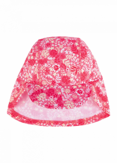 Кепка із захистом вух та шиї для дівчинки Lupilu 372202 обхват 46-48 (74-80 см) рожевий  73999