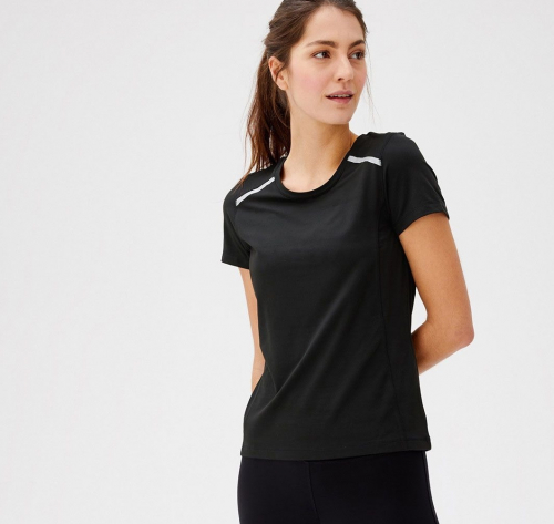Спортивна футболка зі світловідбивними елементами для жінки Crivit 318005 36 / S чорний 68760
